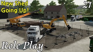 MASSIVE YARD UPDATE! - Role Play Ep 21 - Farming Simulator 22 - FS22 Roleplay