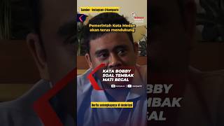 begini kata Bobby Nasution Walikota Medan tentang begal #shorts