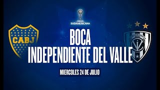 🔴  BOCA - IND. DEL VALLE // COPA SUDAMERICANA 2024 EN VIVO