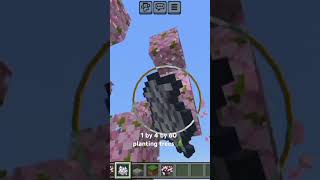 #world's smallest violin building a city on Minecraft this time planting trees part 4