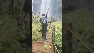 Curug Kembar Situ Gunung Sukabumi|#shorts #pesonaindonesia #waterfall #lembahpurba