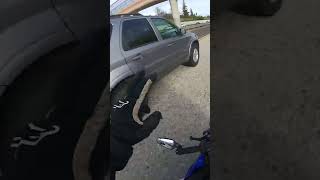 Good Samaritans moving for motos lane splitting #shorts #trending #viral #tiktok #youtube #subscribe