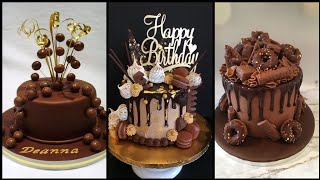 10 Amazing Chocolate Birthday Cake Decorating Ideas | So Yummy Chocolate Cake Compilation