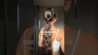 SEMI recogido fácil para boda 💍💐✨ #hairstyle #peinados #peinadofacil #hairtutorial #bodas