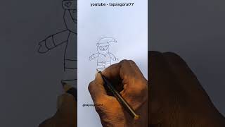 Santa Claus 🎅 drawing video #drawing #tapasgorai77 #shorts