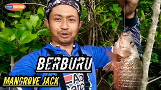 MEMANCING DISARANG IKAN MANGROVE JACK MUARA BALIKPAPAN || ANGLERHOOD