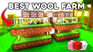 Automatic WOOL Farm in Minecraft 1.21! (Java & Bedrock)