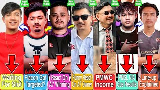 Elementrix Return Depend On Slot🥺| Falcon Were Targeted? | PMWC Team Income🤑| Joker Explain Line-up🔥