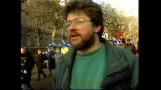 1992 bbc news report on Scottish Independence march