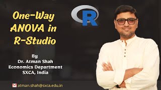 One way ANOVA and Post Hoc (Tukey) Test in R-Studio || Parametric Test || Dr. Atman Shah || SXCA