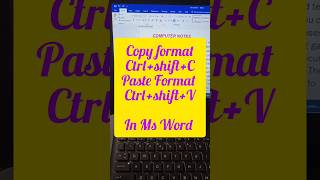 Format Painter in ms word #conputer #education #virelshorts #shorts #trending #microsoftword