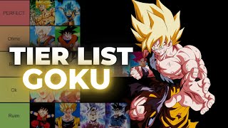 TIER LIST DE TODOS OS GOKU