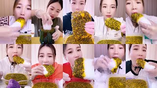 ONLY PASSION FRUIT ICE EATING ASMR🧊