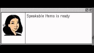 speakable items