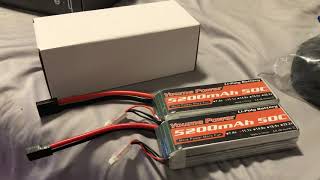 YOUMME POWER 3S (2 PACK) 11.1 VOLT 50C LIPO BATTERY UNBOXING