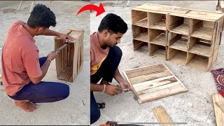 कबूतरों की 12 खानों की पेटी केसे बनाए || HOW TO MAKE PIGEON NESTING BOX || BIRDS COMPANION