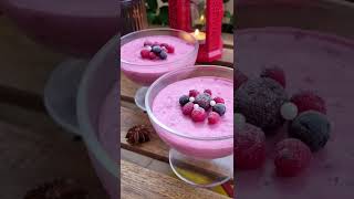 Mousse de frutos vermelhos