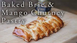 Baked Brie and Mango Chutney Pastry