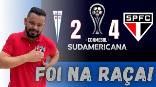 UNIVERSIDAD CATÓLICA 2 X 4 SÃO PAULO - SUDAMERICANA | JOGO LOUCO E JUIZ HORROROSO!