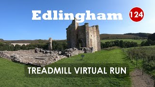 Treadmill Virtual Run 124: Edlingham, Northumberland, UK