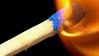 Macro crush. Part 1 | Macro zoom video of burning matchstick, ruptured mandarin slice, and more