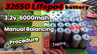 32650 Lifepo4 Battery 3.2v 6000ah 4s5p Diy Manual Balancing