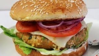 Aloo tikki burger | How to make burger at home | MacDonald Burger tikki recipe | Damini's Kitchen