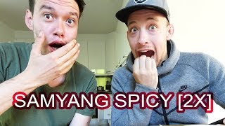 SAMYANG SPICY NOODLE CHALLENGE [2X HOTTER]