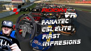 Fanatec CSL Elite First Impressions with Raceroom Racing Experience VR