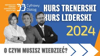 Kurs trenerski/liderski. Spotkanie informacyjne [NODN Cyfrowy Dialog]