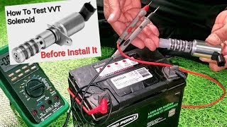 How To Test Any VVT Solenoid / Actuator