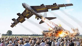 High Alert! US B-52 Bomber Makes Emergency Takeoff at full speed