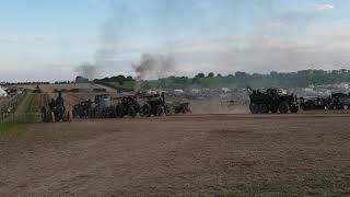 Saturday evening in the main arena at the Great Dorset Steam Fair 2019