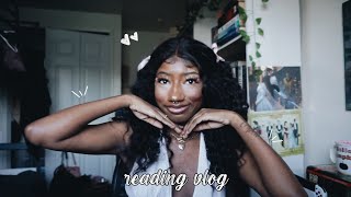 reading goosebumps for the first time as an adult | reading vlog