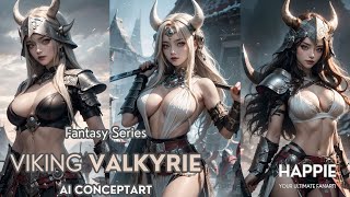 AI Cosplay Viking Valkyrie Fanart , AI ART LOOKBOOK , バイキング , ワルキューレ, ワルキューレ 女戦士 ファンアート Fan Art