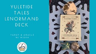 Yuletide Tales Lenormand Deck Review, Deck Flip Through