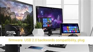 Plugable USB 3.0 Universal Laptop Docking Station for Windows (Dual Video HDMI & DVI / VGA, Gigabit