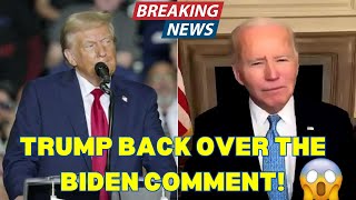 Trump Fires Back at Biden Over 'Garbage' Comment!