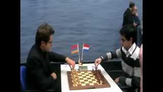 Tata Steel 2013 ronde 12 Aronian vs Giri