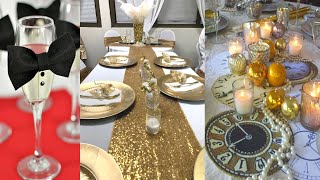 🥂 DIY NEW YEAR'S PARTY DECORATION IDEAS AT HOME | DECOTING IDEAS 2024 | New Year's Eve Table ideas