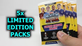 Opening 5x *LIMITED EDITION* packs of MATCH ATTAX 21/22 - Mikes Cards and Stickers # 494