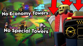 Solo Fallen Mode Triumph with No Eco and NST Towers | Tower Defense Simulator