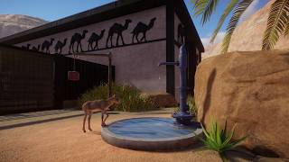 Planet Zoo - Oasis Springs Zoo Saiga Habitat (Speed Build)