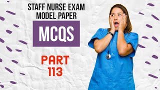 Staff Nurse Exam Model Paper 2023 #staffnurseexampapers