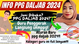 🔴INFO PPG DALJAB 2024❗KATEGORI GURU TAK MENEMPUH PPG DALJAB, LANGSUNG UKMPPG❗KPN❓JUNI MINGGU KEDUA❗