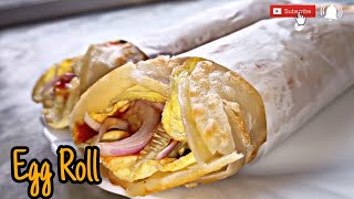 Egg Roll Recipe | Kolkata Style Egg Roll | Street Style Egg roll at Home