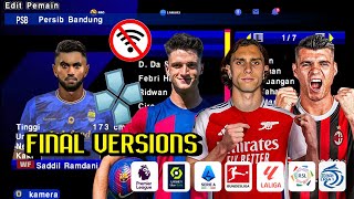 EFOOTBALL™ 24 PPSSPP VERSI FINAL UPDATE FULL TRANSFER REAL FACE, GRAPICH HD