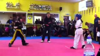 Jai Ferguson BMAKA fight 1 rnd 1/2 watford Dday March 2012