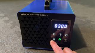 New ONAMOR Digital Ozone Generator 30000mg/h -Full Review, How To Remove smoke, pet, car odors etc..