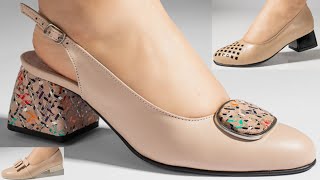 2024 COMFORTABLE AND PRETTY BEIGE SHOES DESIGNS FOR WOMEN LATEST DECENT FOOTWEAR BEST COLLECTION